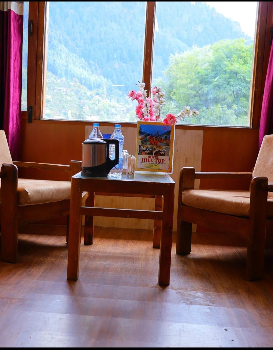 Hotel Hilltop At Mall Road Manali With Open Terrace Ngoại thất bức ảnh